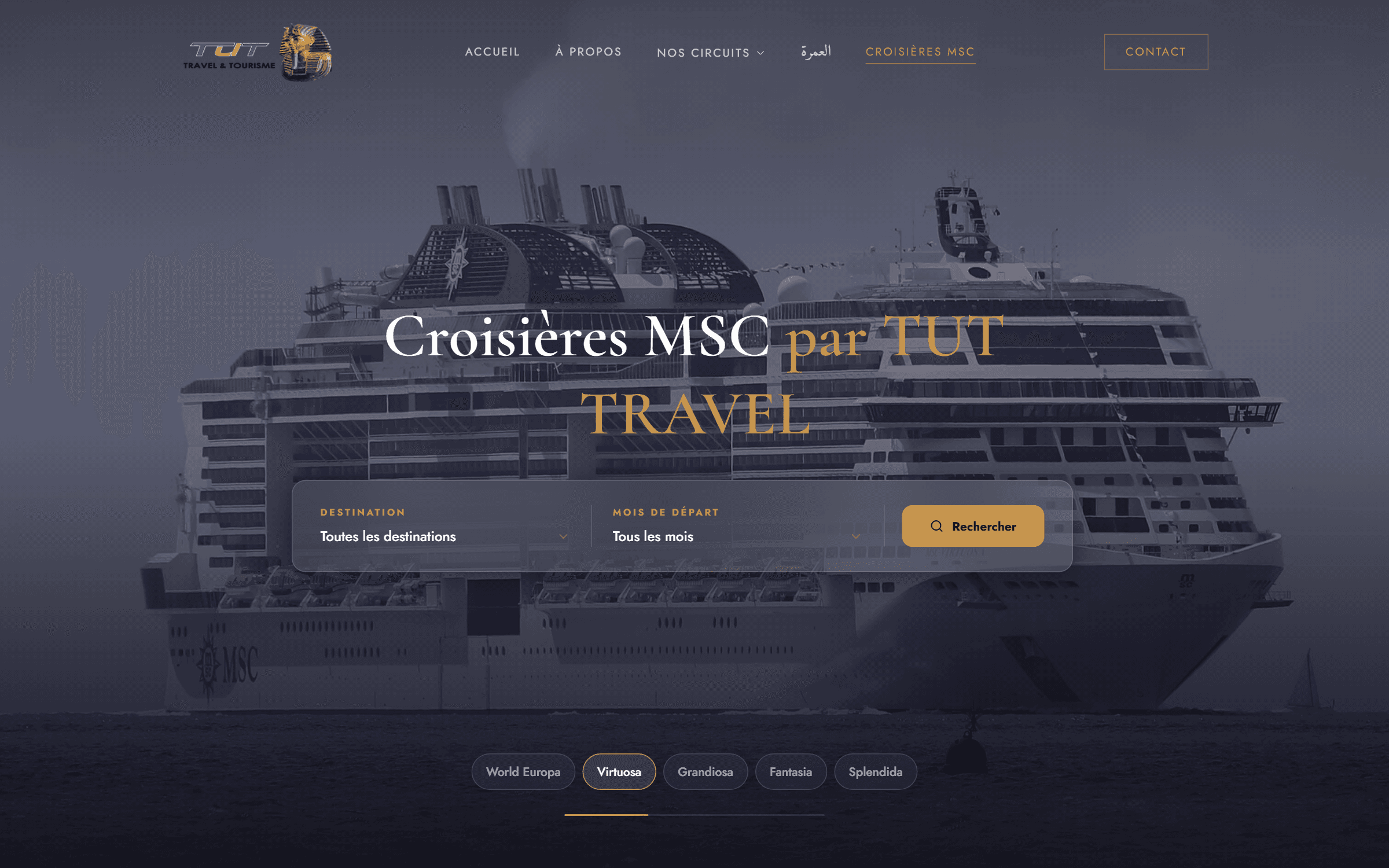 TUT Travel Croisières — Travel — Cruises